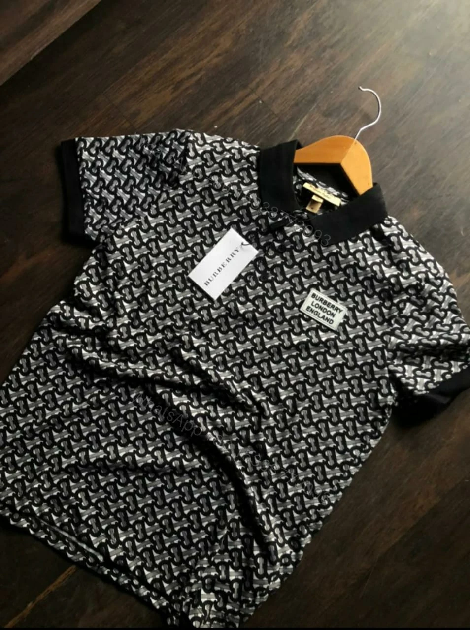 View 8 of FIRST COPY BURBERRY FORMAL CASUAL IMPORTED SUMMER POLO T-SHIRT (Copy)