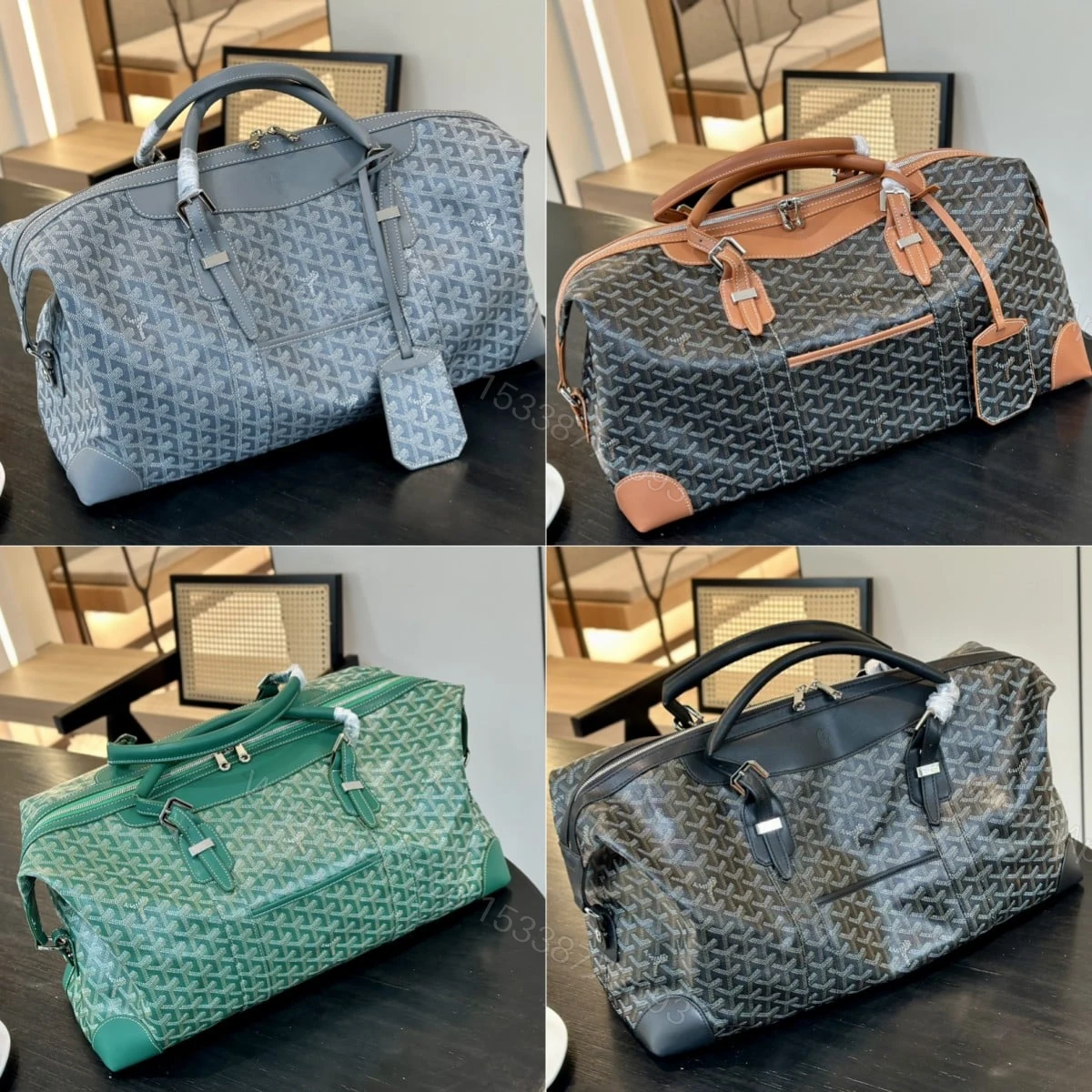 View 2 of GOYARD BOWLING BAG GREY 50CM BOWLIN055TY51CL51P