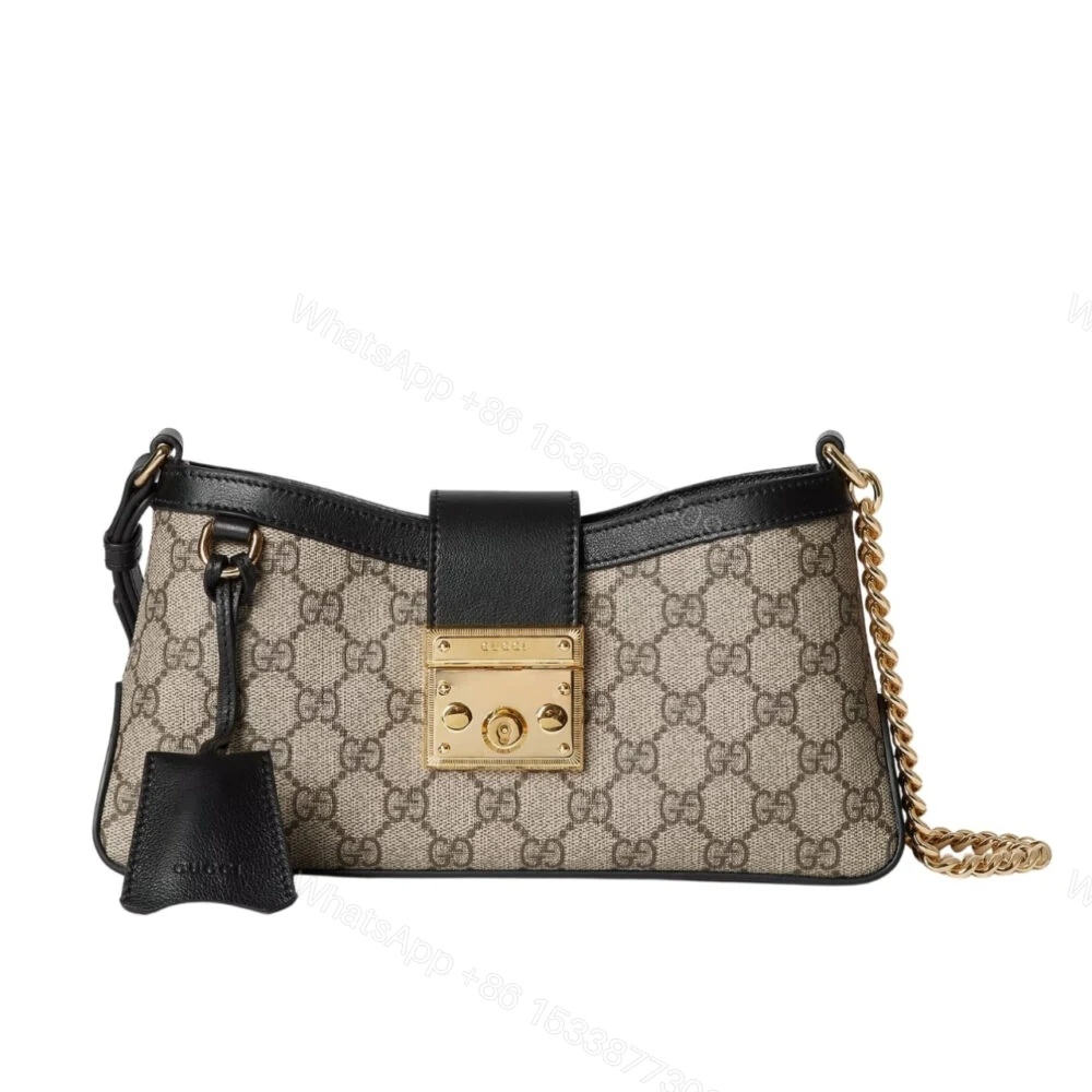 Gucci Padlock Small Shoulder Bag Black 25Cm 811705 KHNKG 9769 — view 1
