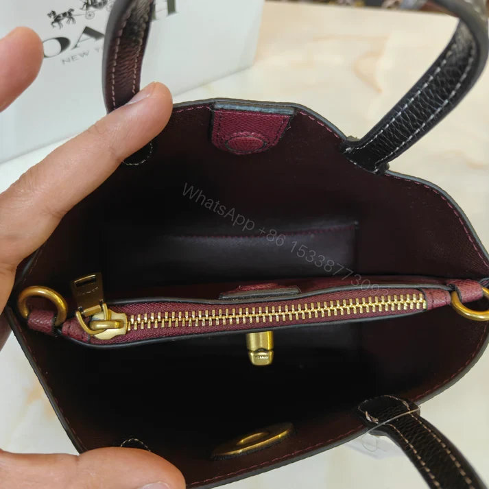 View 2 of FIRST COPY COACH WILLOW 18 TOTE HANDBAG IN LEATHER