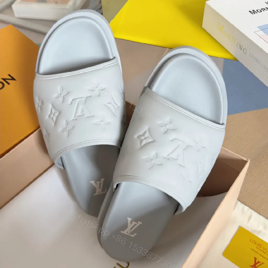 View 2 of Monochrome Luxe Slide: Lightweight Comfort, Signature Motifs
