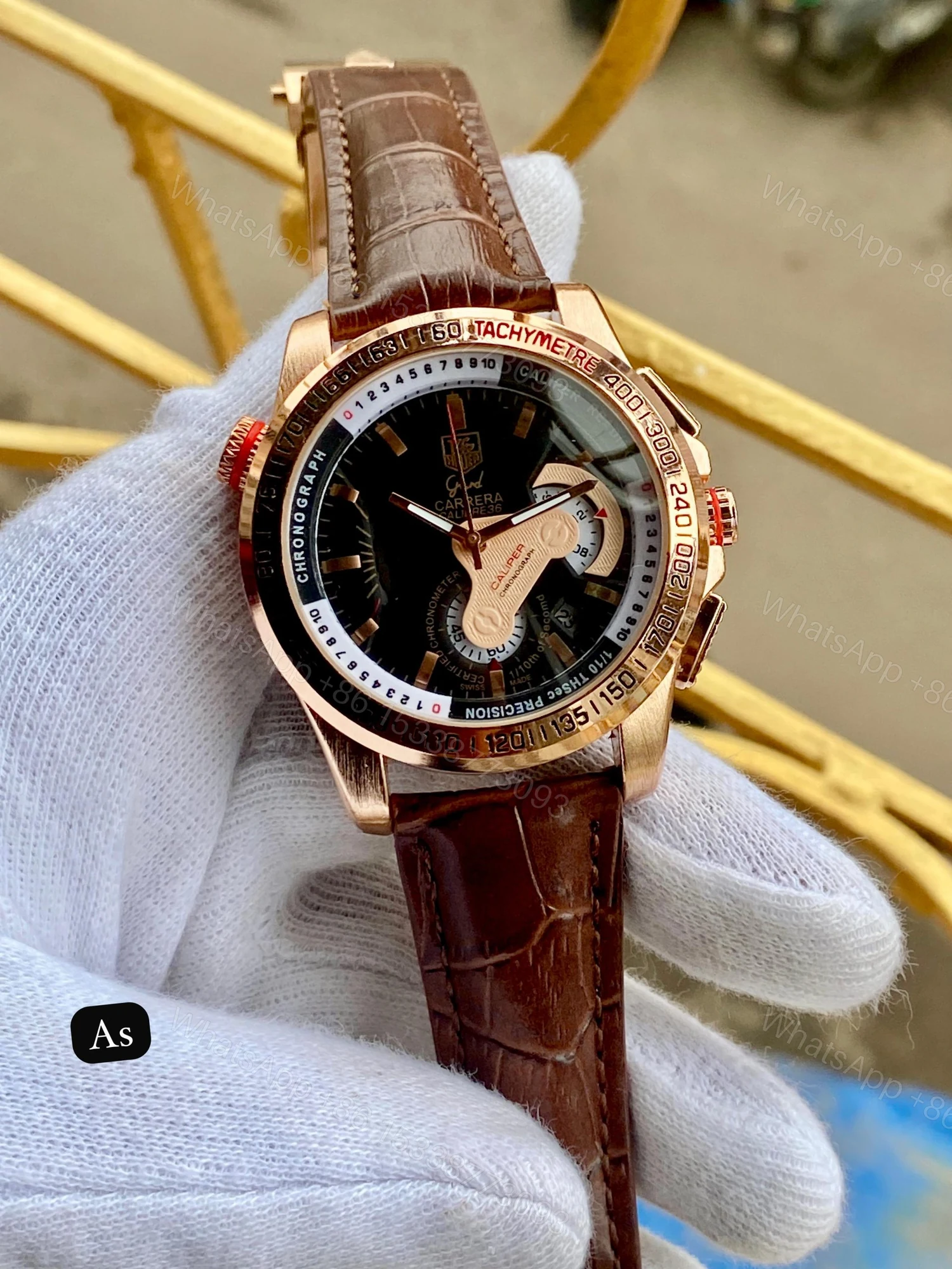 FIRST COPY Men’s Watch – Leather Strap Belt (Premium Quality) — view 1