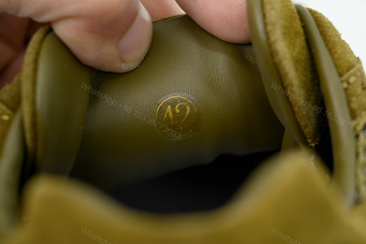 View 4 of Bottega Veneta Orbit Suede Green