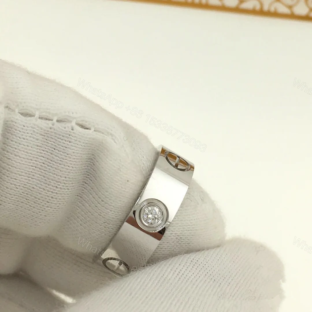 View 3 of Cartier Love Ring, 3 diamonds