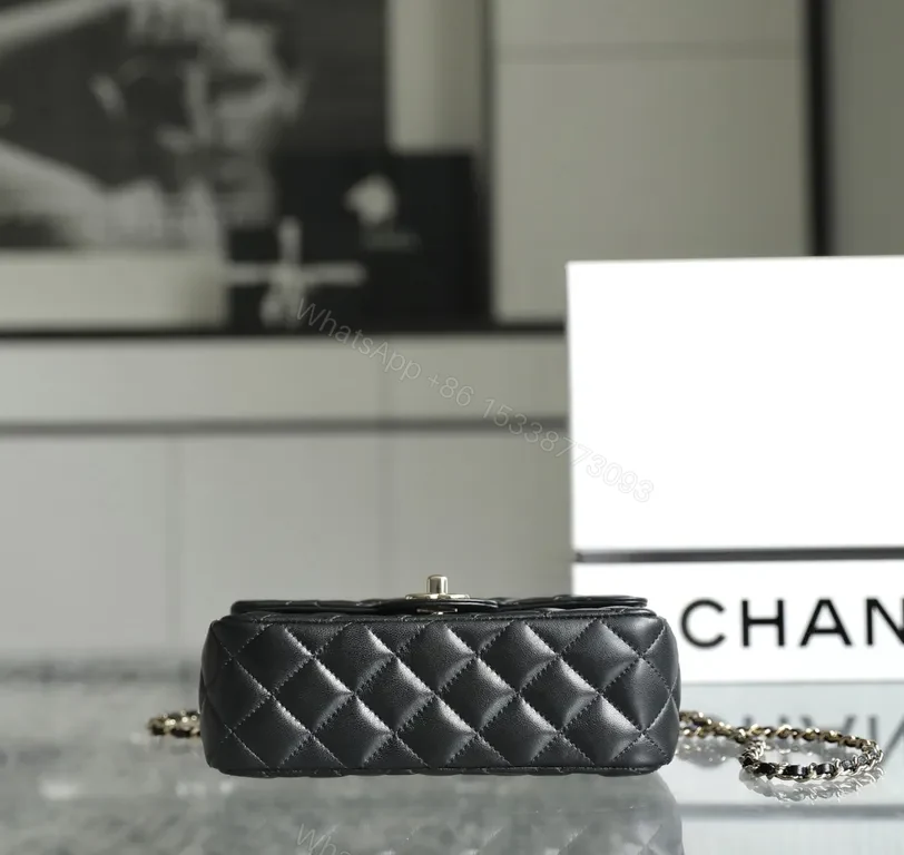 View 8 of Chanel-Inspired Quilted Mini Bag - Luxe Everyday Shine
