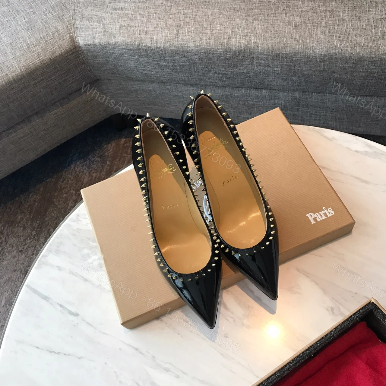 View 2 of Christian Louboutin Anjalina High Heels