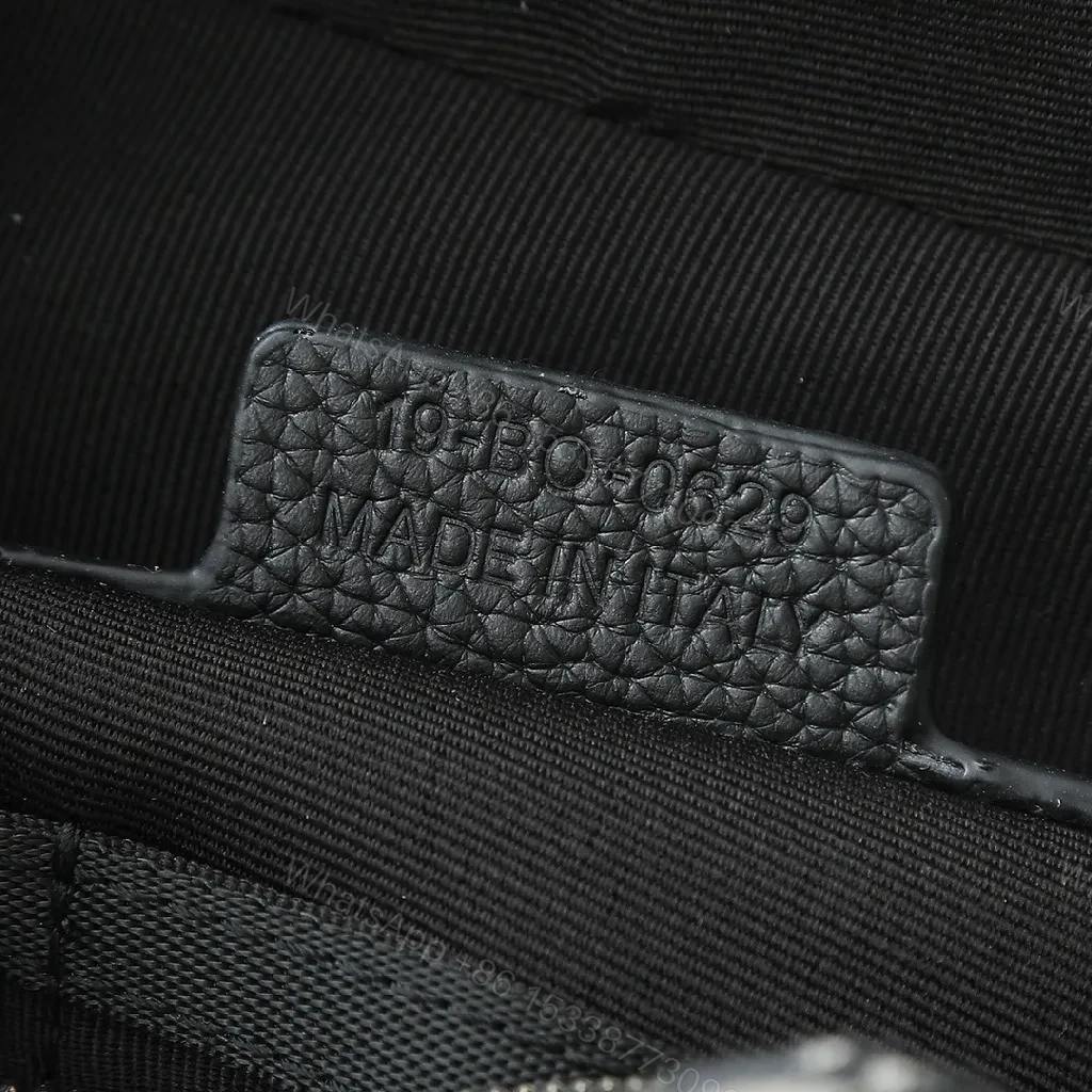 View 7 of Textured Monogram Mini Bag – City Chic, Compact Leatherette Carryall