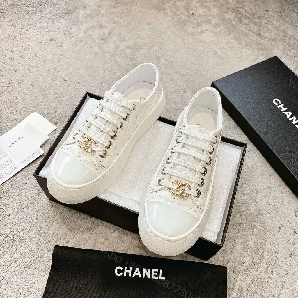 View 8 of White Quilted Leather Sneakers, Luxury Everyday Style, Cushioned Comfort