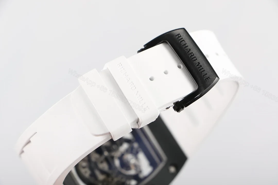 View 8 of Richard Mille RM055 Ceramic Watch White Black Ceramic Automatic Mechanical Luxury Sports Edition RM055-CER-2T