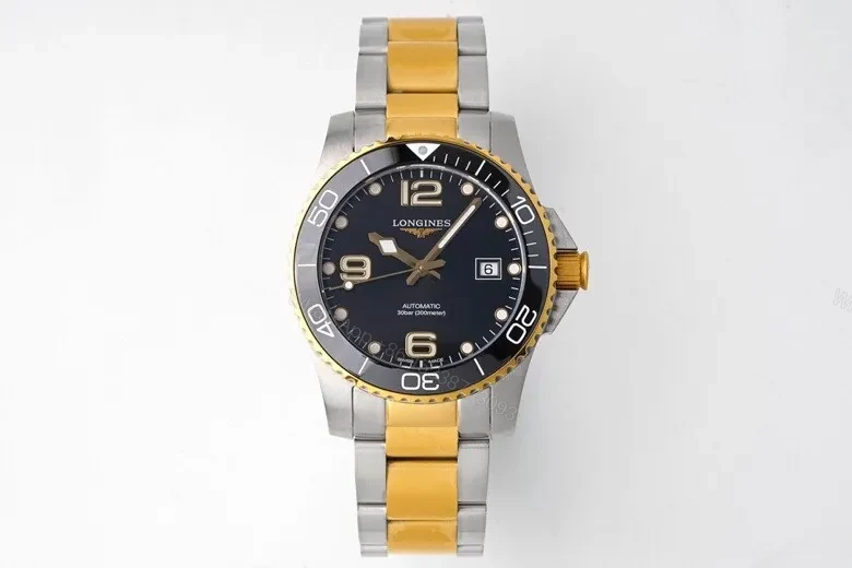 Longines Conquest Stainless Steel and Gold Automatic Watch — view 1
