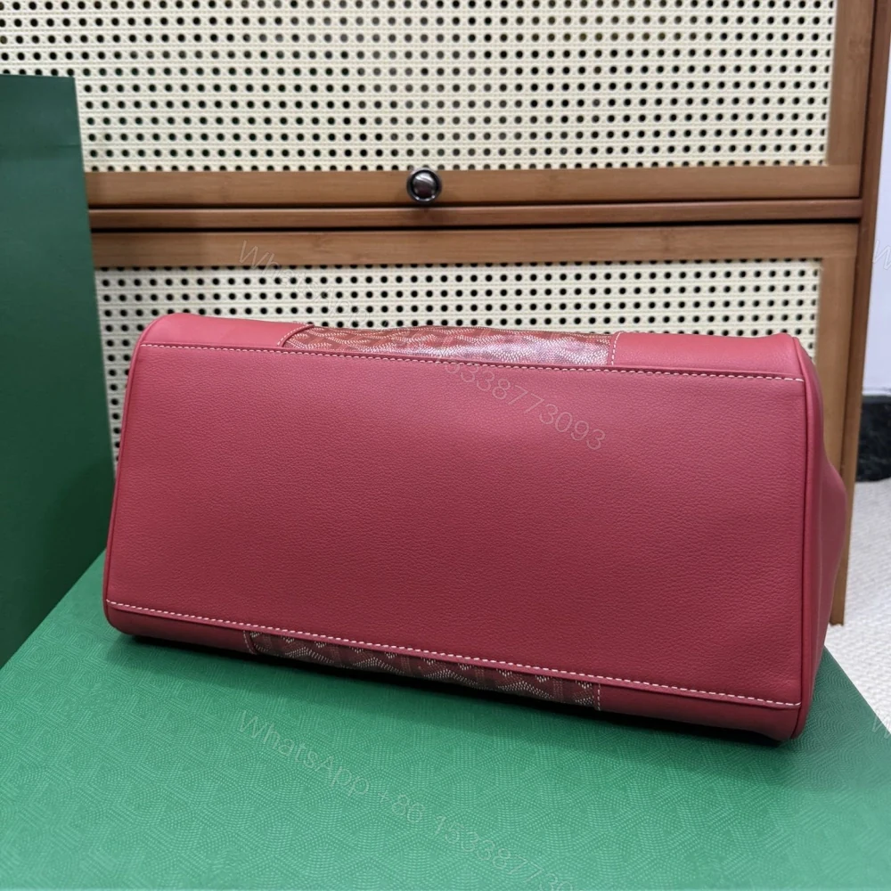 View 5 of 高仿Goyard*SAIGOC4手提托特包雙拼紅色大號免檢版
