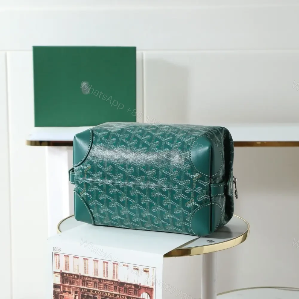 View 5 of 高仿Goyard*BOEING1旅行洗漱包化妝包綠色免檢版