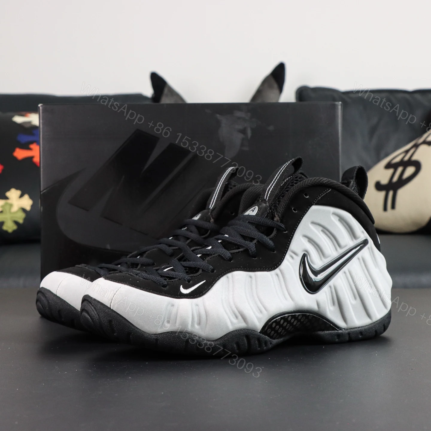 Foamposite Pro “Wolf Grey” — view 1