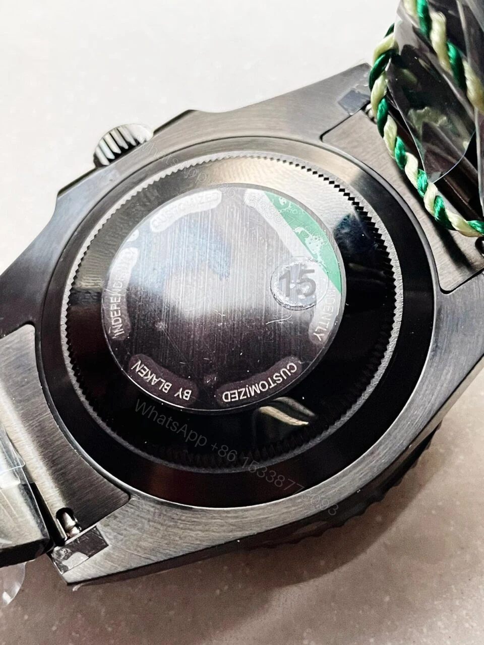 View 5 of V6F FACTORY 1:1 Rolex Submariner 116610 PVD Best Edition Blaken All Black Ceramic 904L Steel A2824