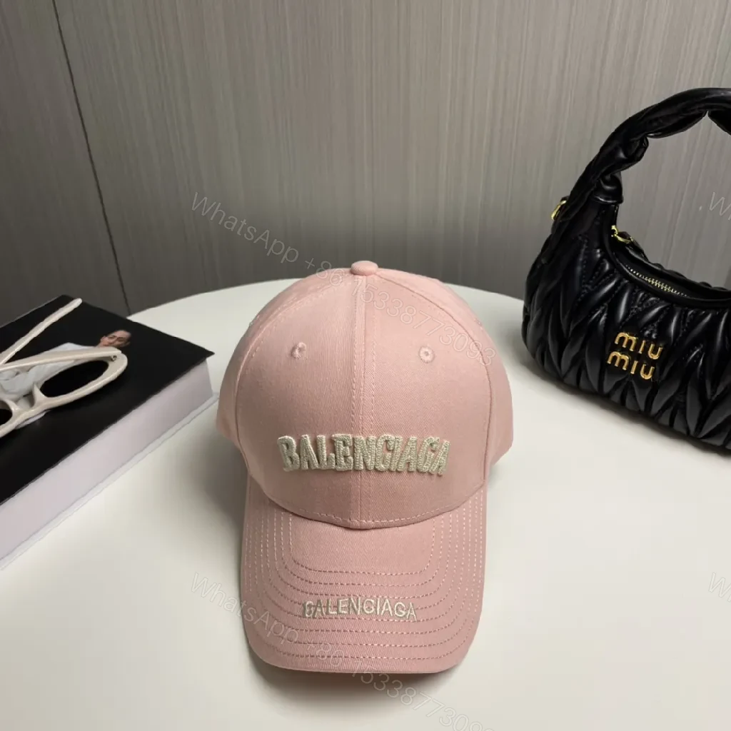 Soft Pink Cotton Cap with Elevated Streetwear Attitude — view 1