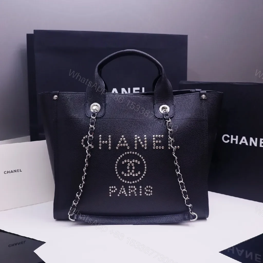 Embellished Tote Bag: Leatherette, Bold Couture, Everyday Luxury — view 1