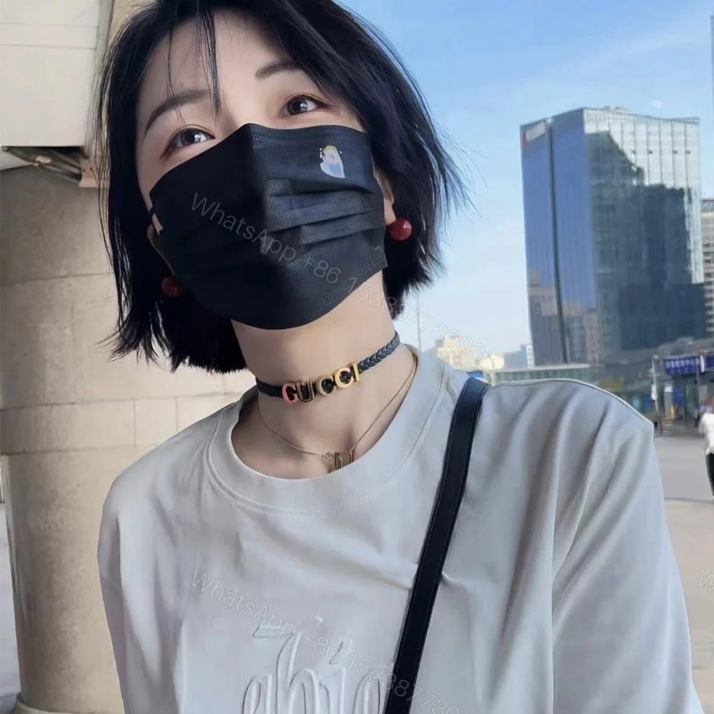 View 5 of GUCCI GUCCI NECKLACE BLACK ‎