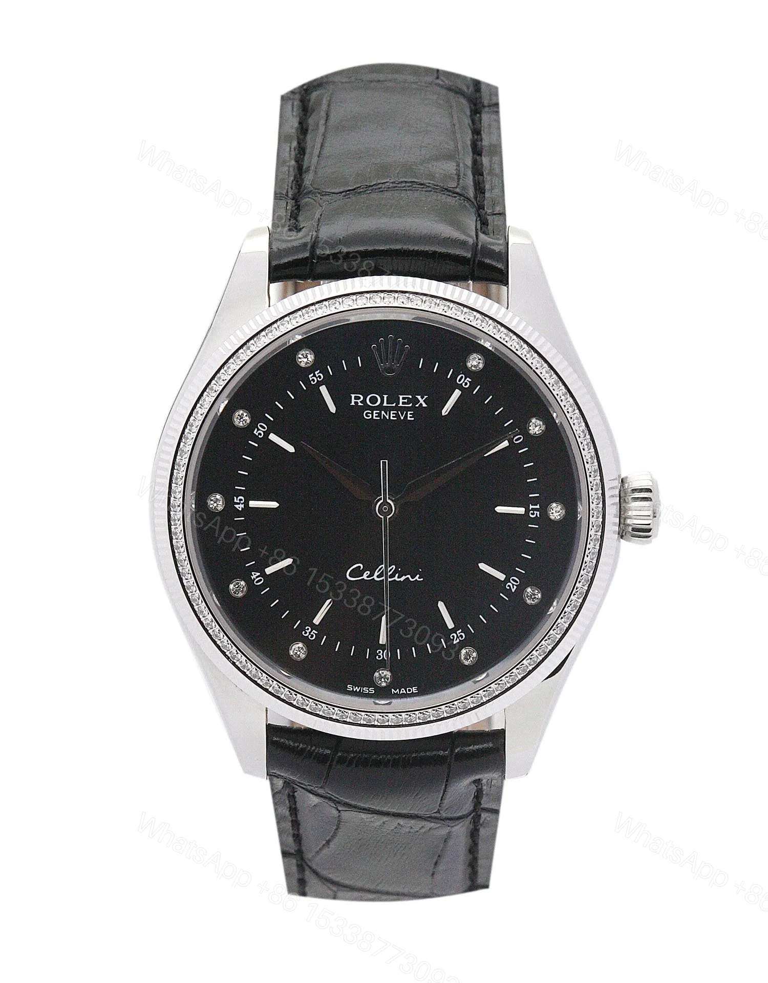 View 5 of Replica Rolex Cellini Black Dial 5310