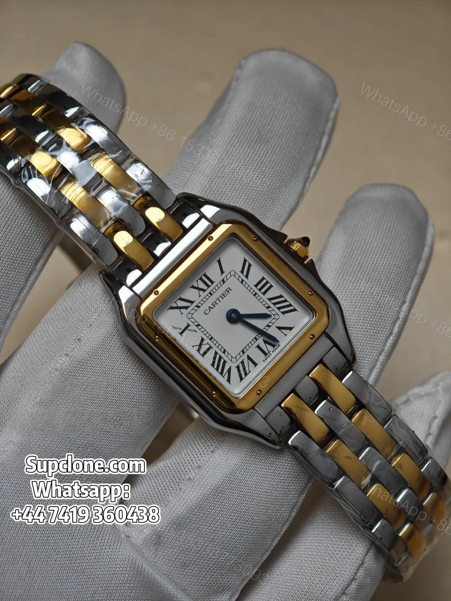 Cartier Panthere W2PN0013 Two Tone Super Clone Quartz Watch — view 1