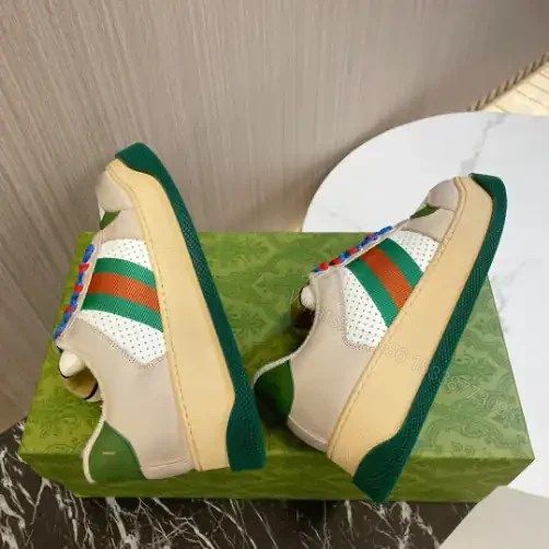 View 7 of GUCCI SCREENER TRAINER SNEAKERS WITH WEB – GC176