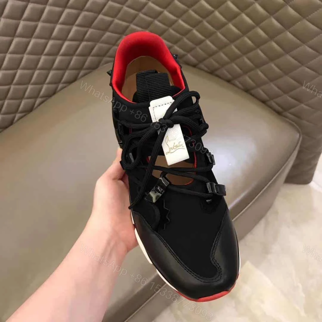 View 4 of CHRISTIAN LOUBOUTIN RED- RUNNER SNEAKER – CL58
