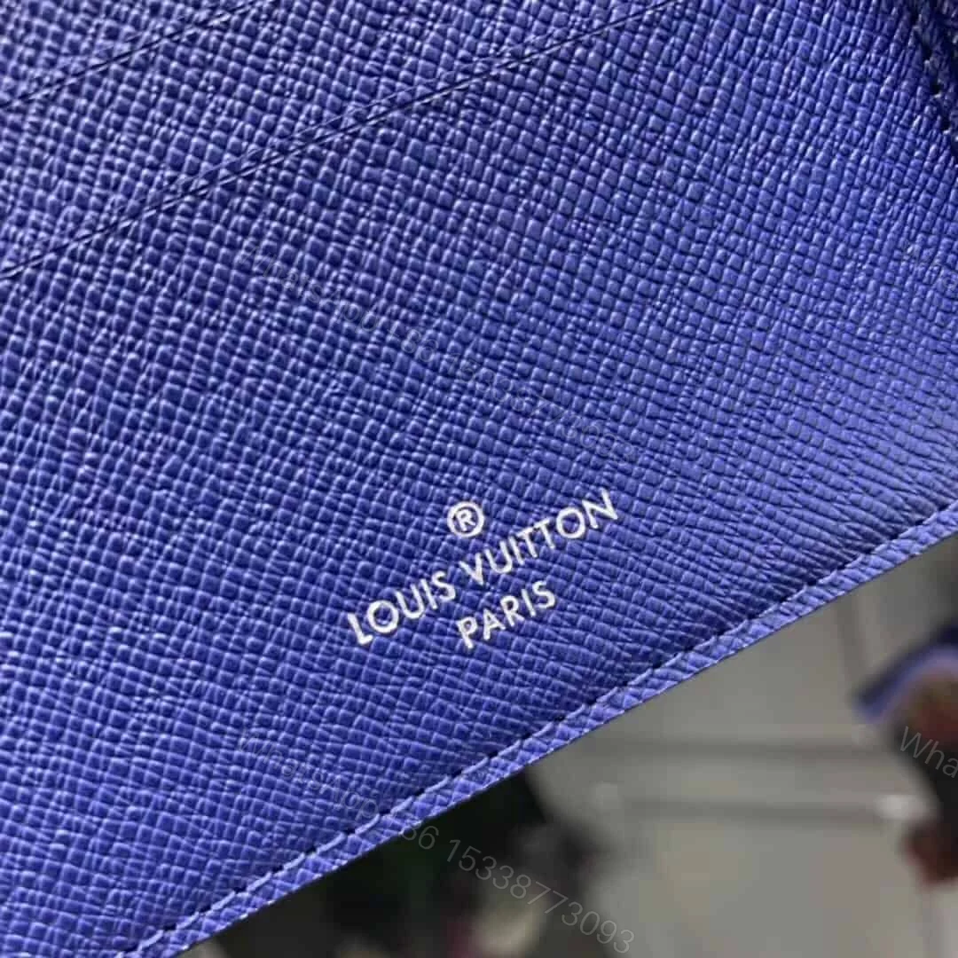 View 7 of LOUIS VUITTON BLUE MULTIPLE WALLET