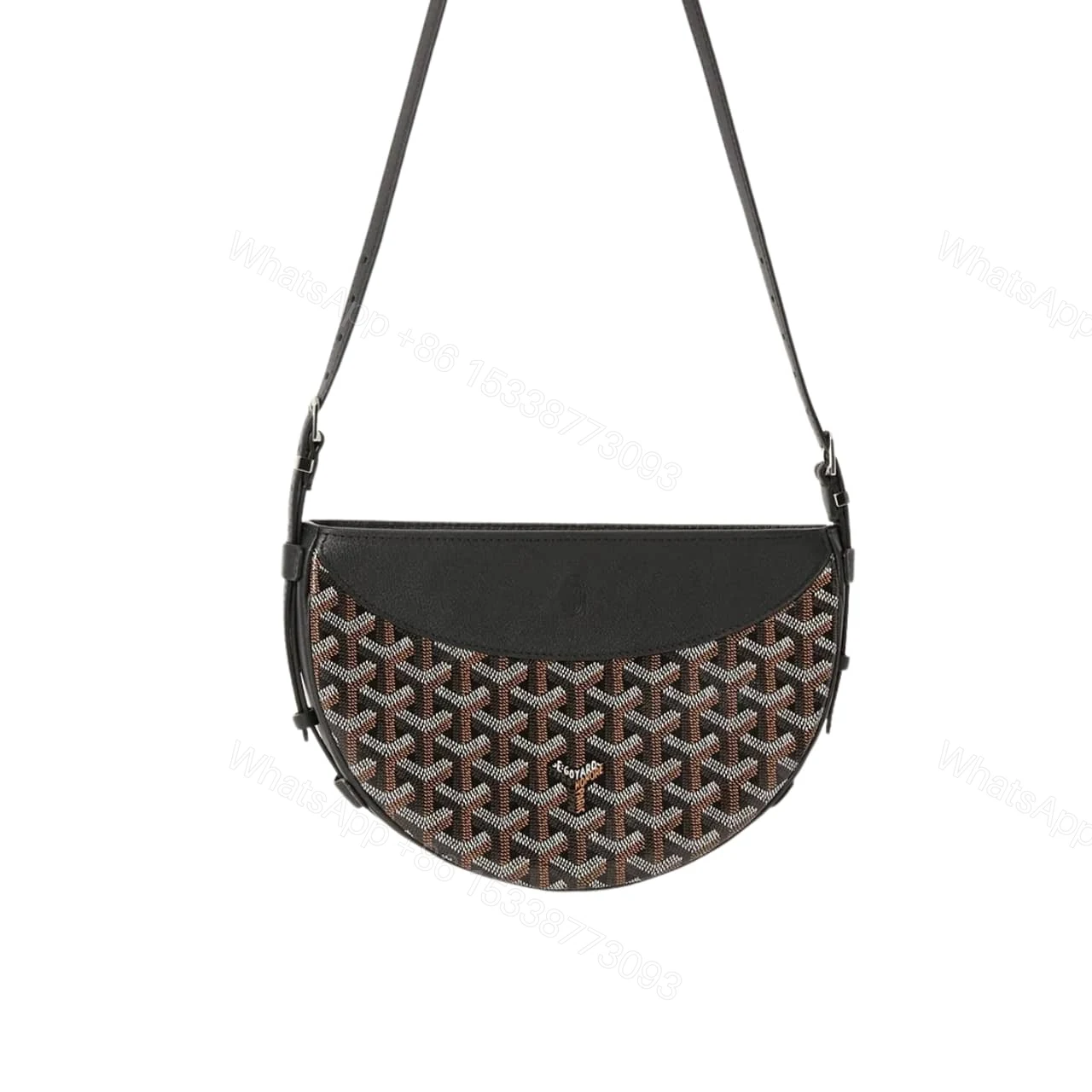 GOYARD HIRONDELLE BAG BLACK 24CM HIRONDPMLTY01CL01P — view 1