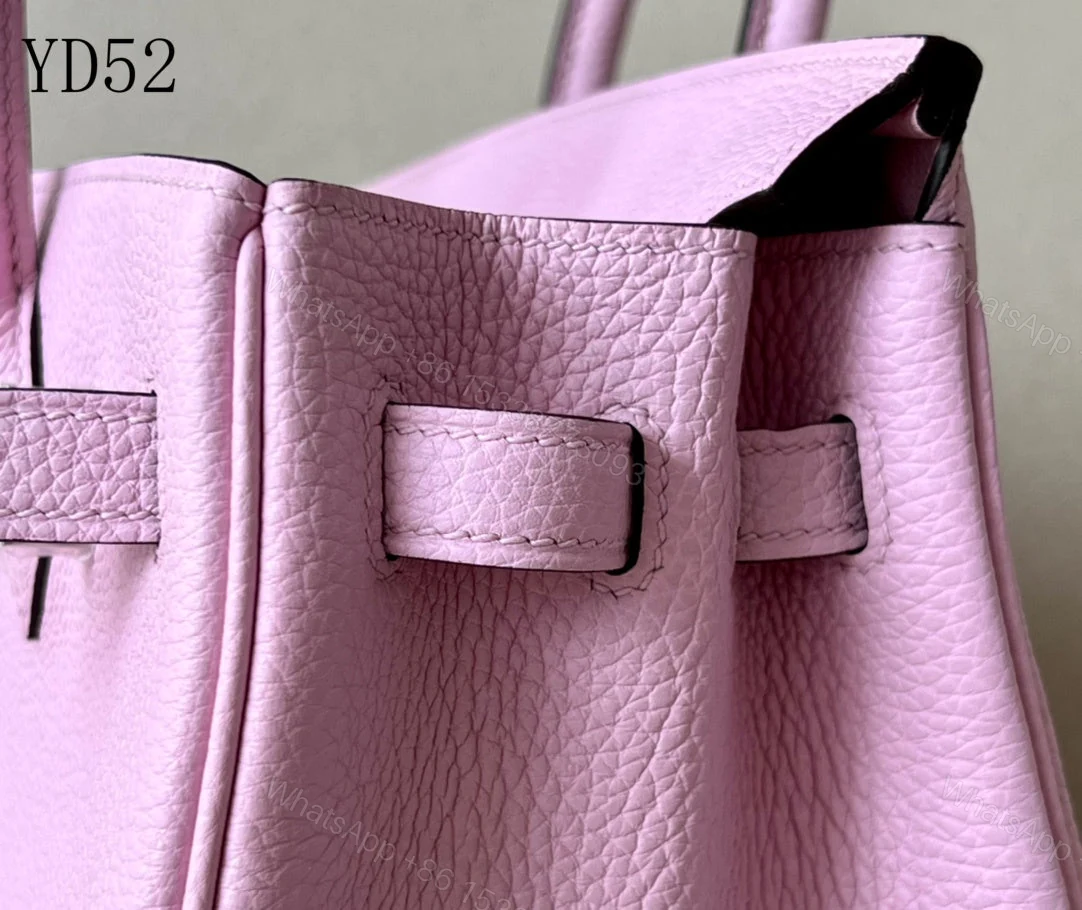 View 6 of H BIRKIN 25 TOGO PINK SILVER HARDWARE 25CM