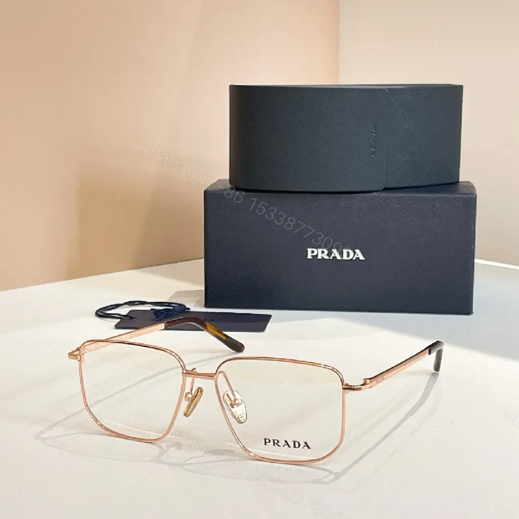 Elegant Rimless Rose Gold Frames - Modern Geometric Luxury Eyewear — view 1