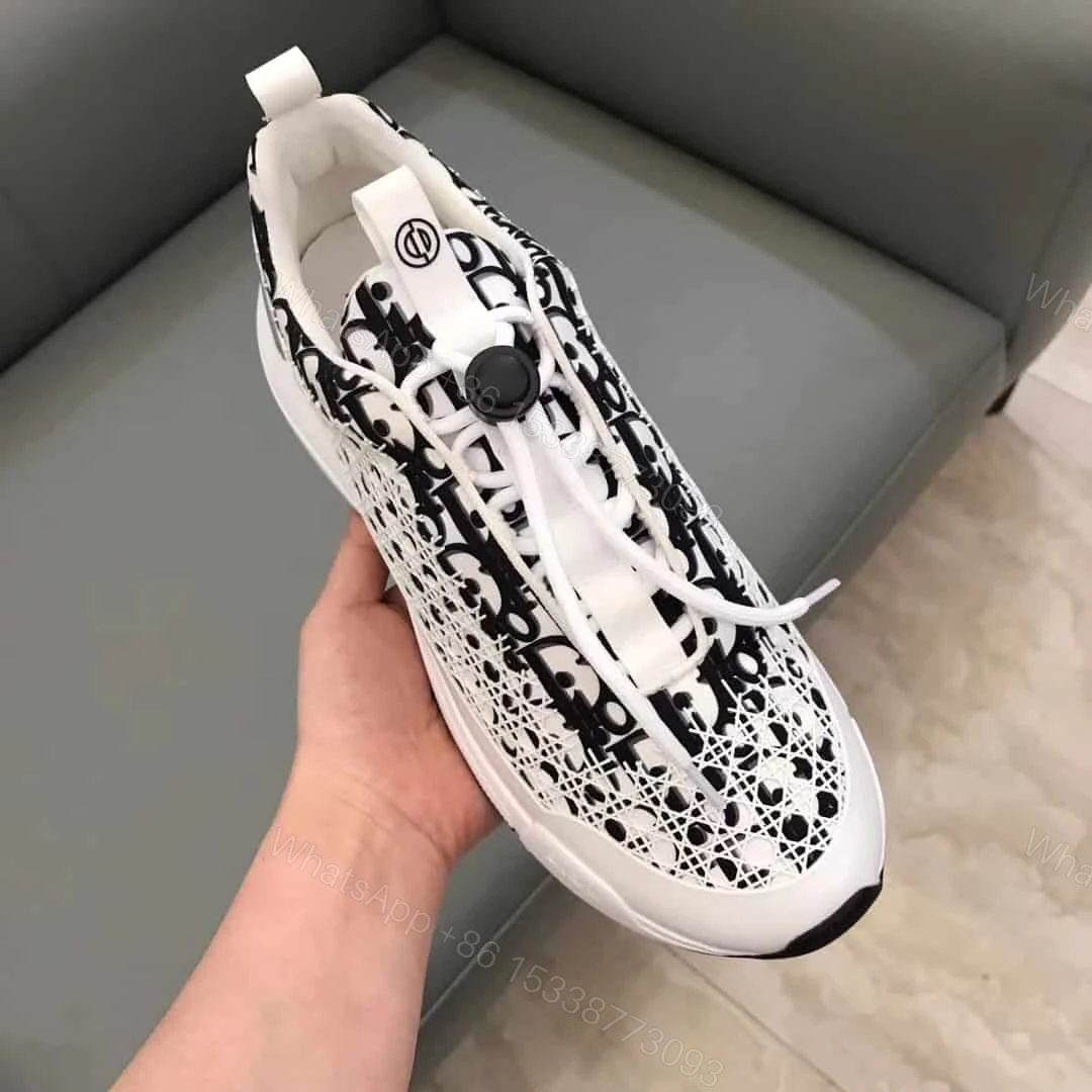 View 7 of DIOR B24 CANNAGE MOTIF BLACK SNEAKER – CD21