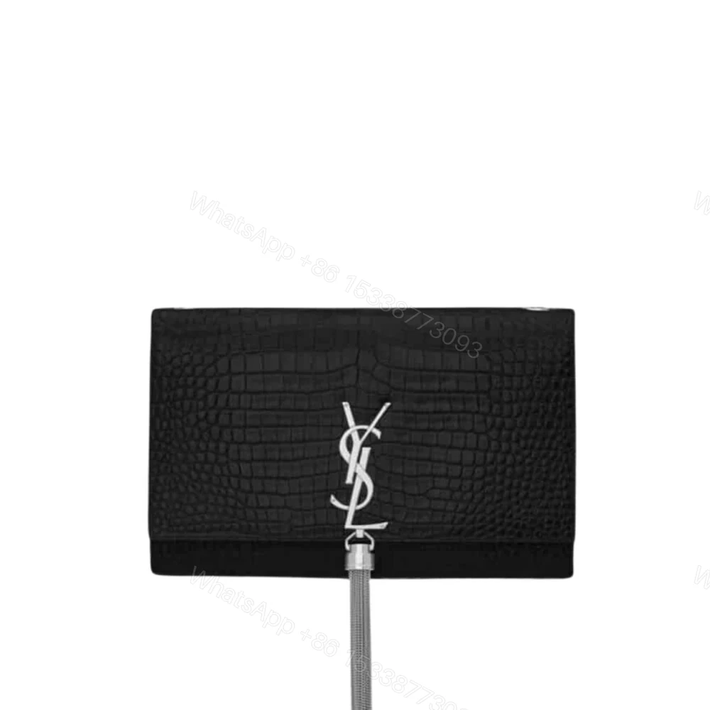 Saint Laurent Kate Tassel Medium Black 22Cm 354119DND0N1000 — view 1