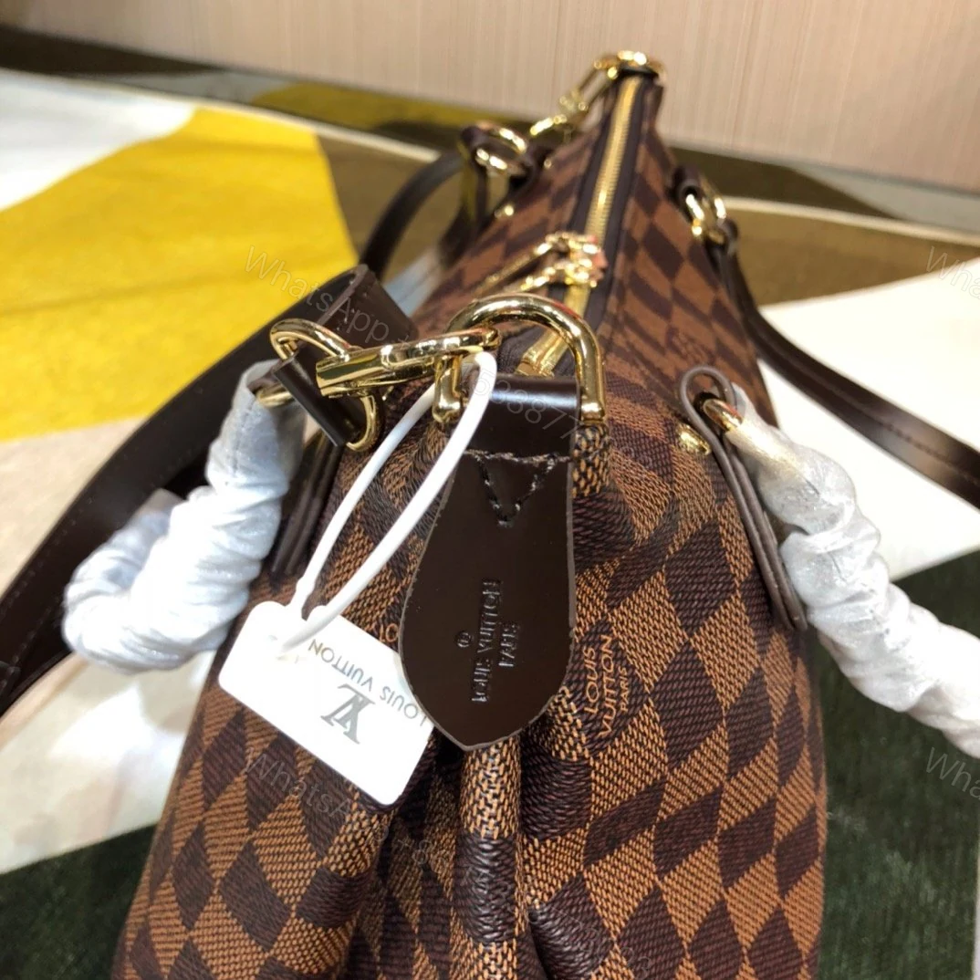 View 5 of Louis Vuitton Damier Limington Brown N40023 Women’s Canvas Handbag