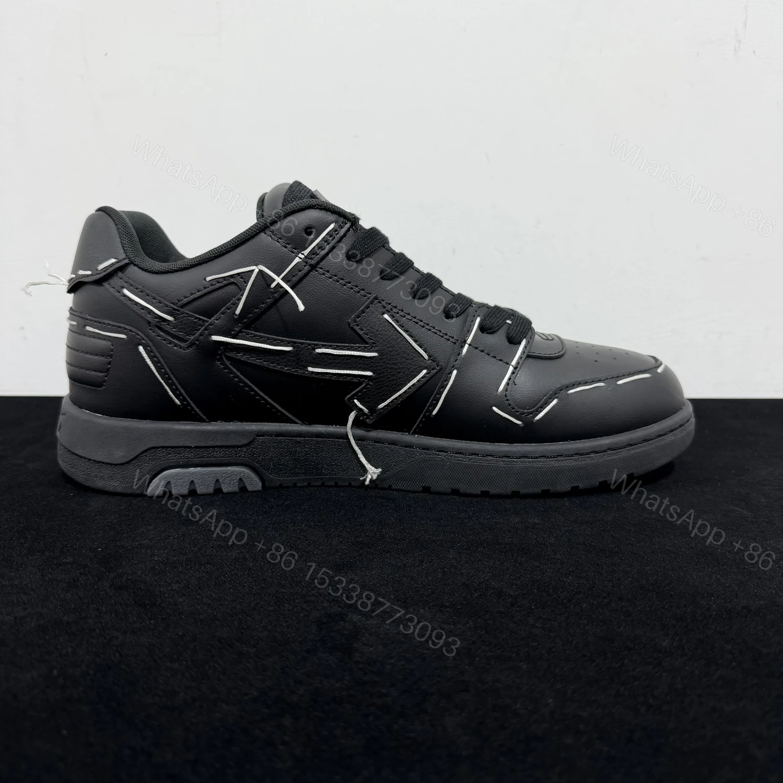 View 2 of OFF-WHITE Out Of Office Sartorial Stitching Black White