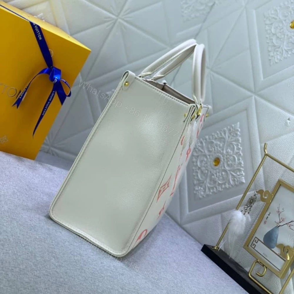 View 5 of Louis Vuitton Onthego MM Bag Rose Trianon Pink 35Cm M21575