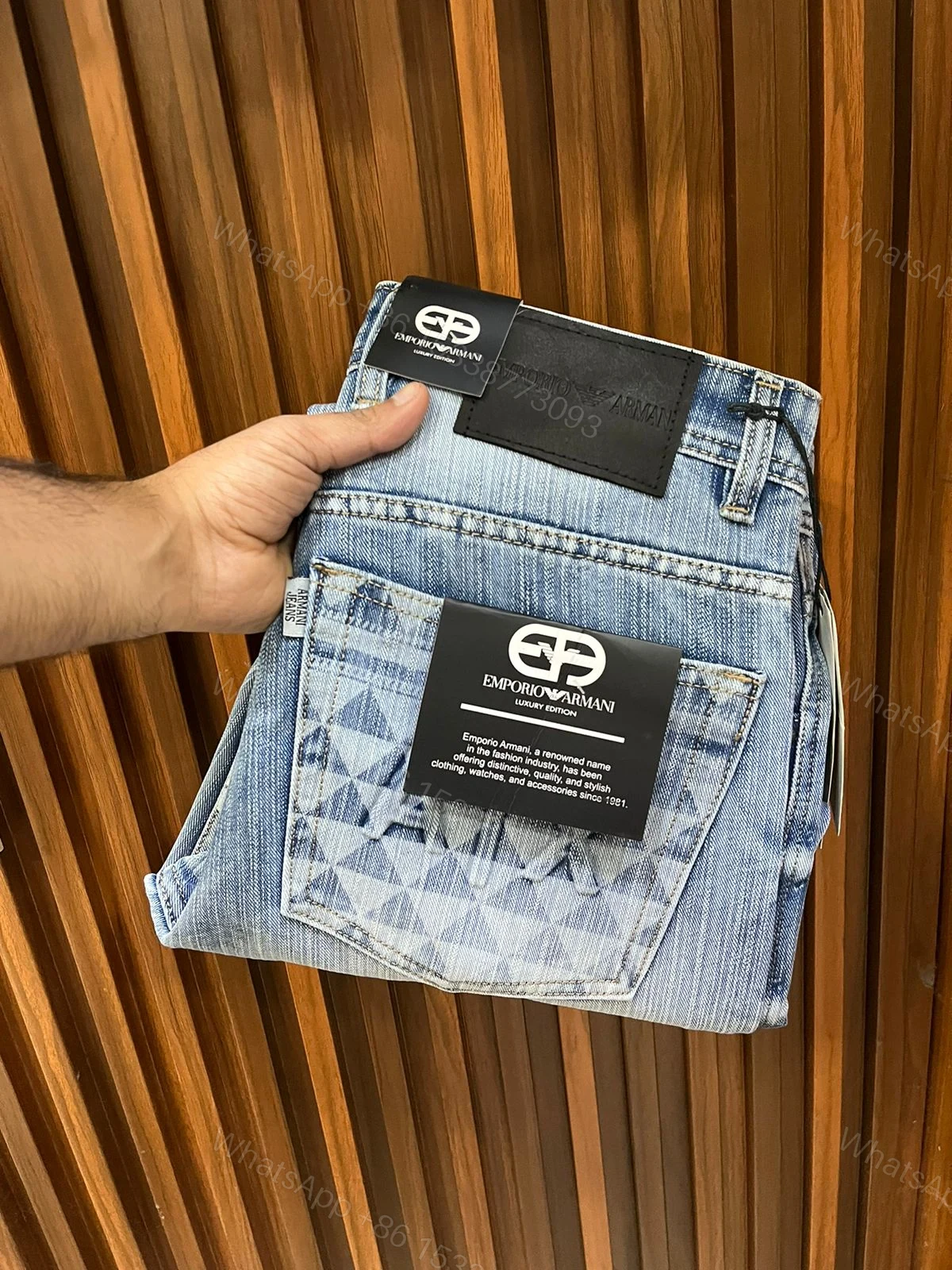 View 3 of FIRST COPY Armani Exchange Store Article – Straight Fit