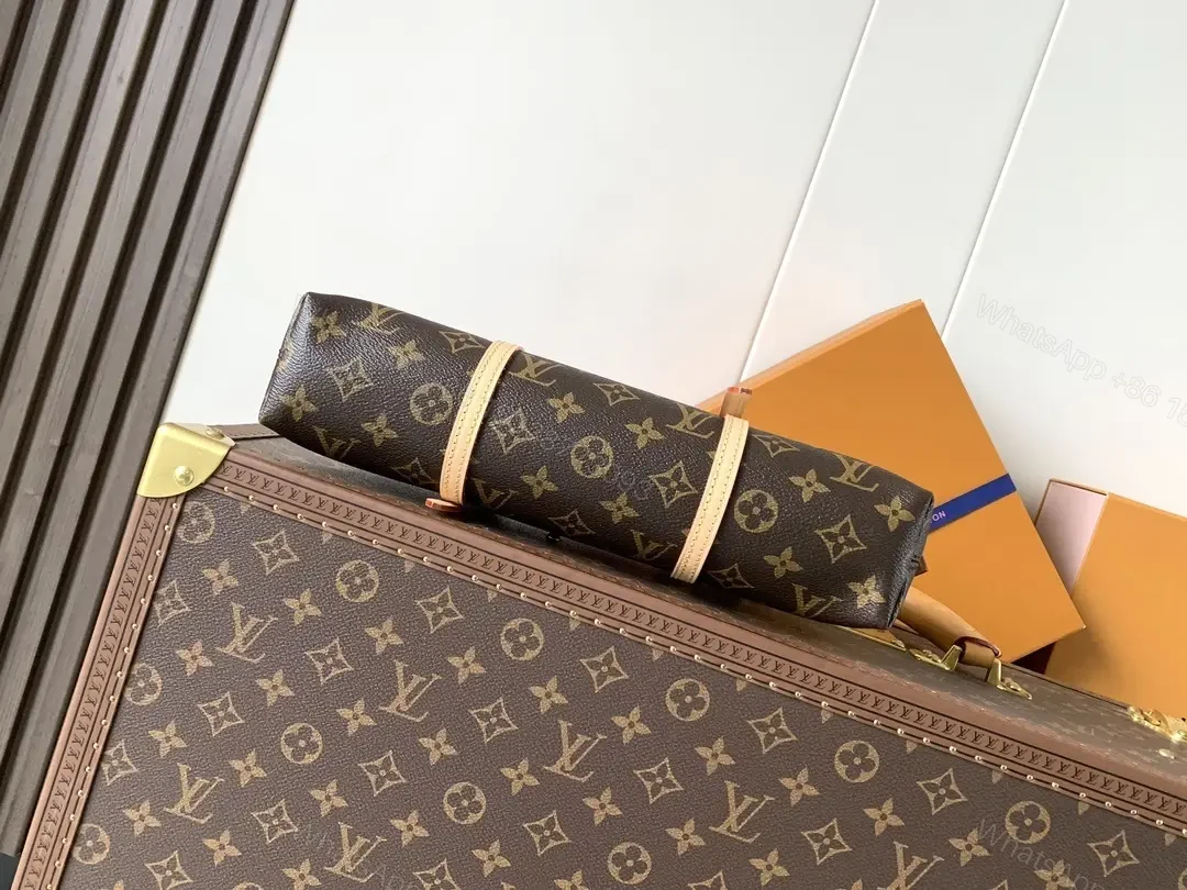 View 5 of Compact Monogram LV Handbag & Case Set – Luxury Travel Ready