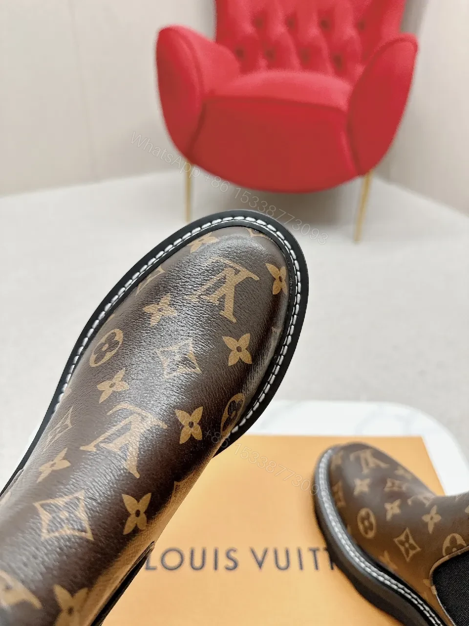 View 7 of Monogram Chelsea Boots: Modern Edge, All-Day Comfort