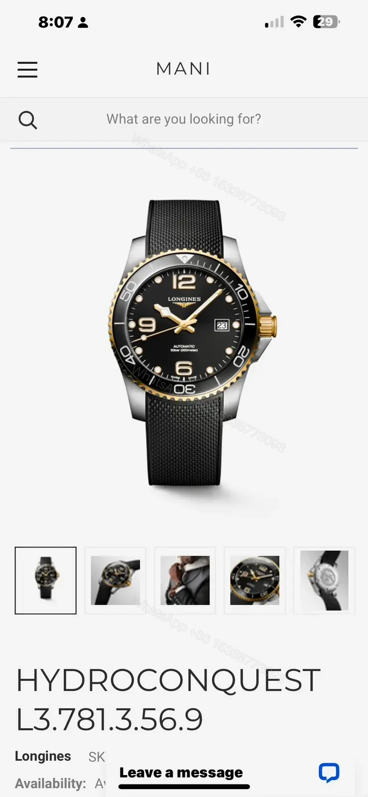View 2 of Brand-*Longines* Model- Quartz Quality-7A Quality Gender-Men’s