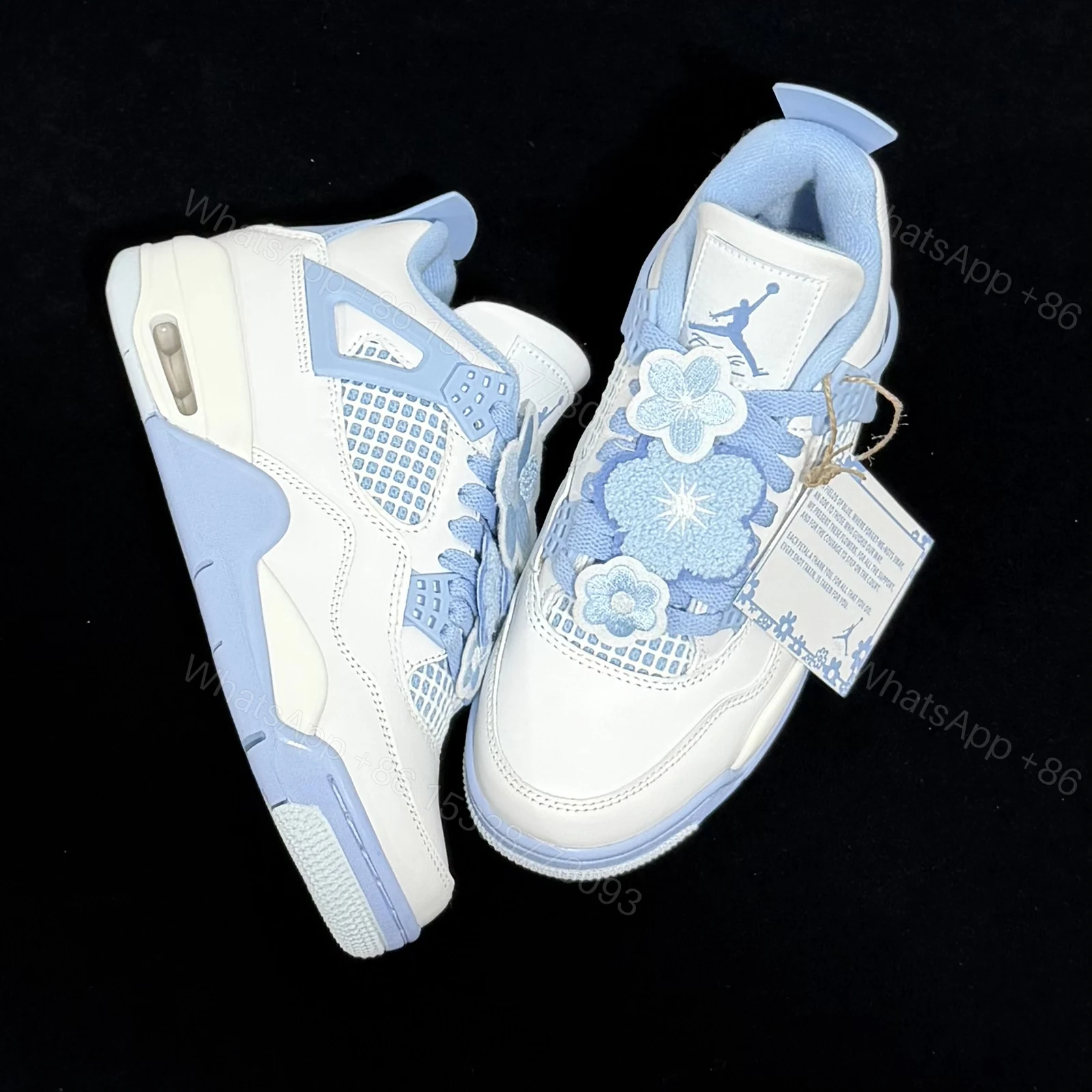 View 9 of Air Jordan 4 Retro Aluminum Replica