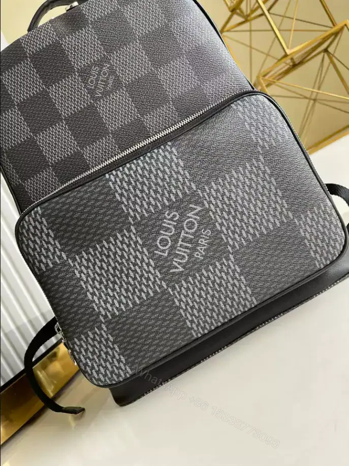 View 3 of LOUIS VUITTON CAMPUS BACKPACK DAMIER GRAPHITE CANVAS – LBV385