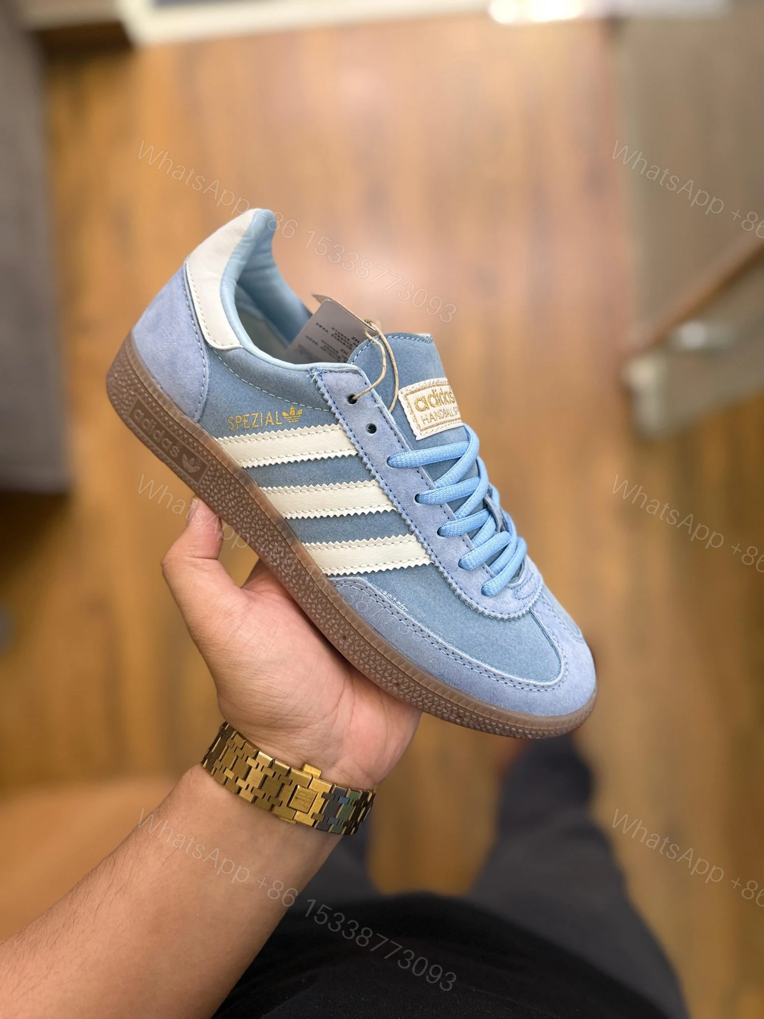 View 6 of FIRST COPY ADIDAS ORIGINALS HANDBALL Spezial sky