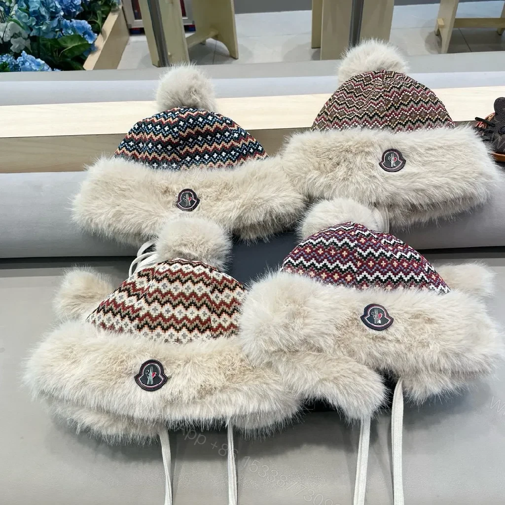 View 7 of Cozy Knit with Faux Fur Trim Winter Hat: Luxe Warmth