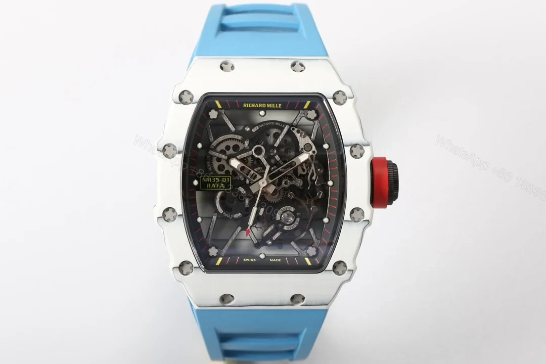 Richard Mille RM35-01 NTPT Carbon Fiber RMUL3 Skeleton Automatic Watch RM35-01-NTPT-WG — view 1