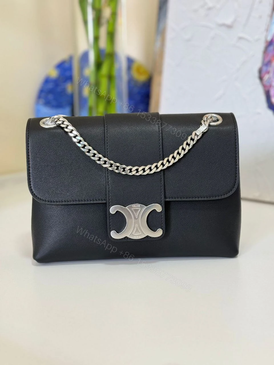 View 4 of TEEN CELINE VICTOIRE BAG in SUPPLE CALFSKIN