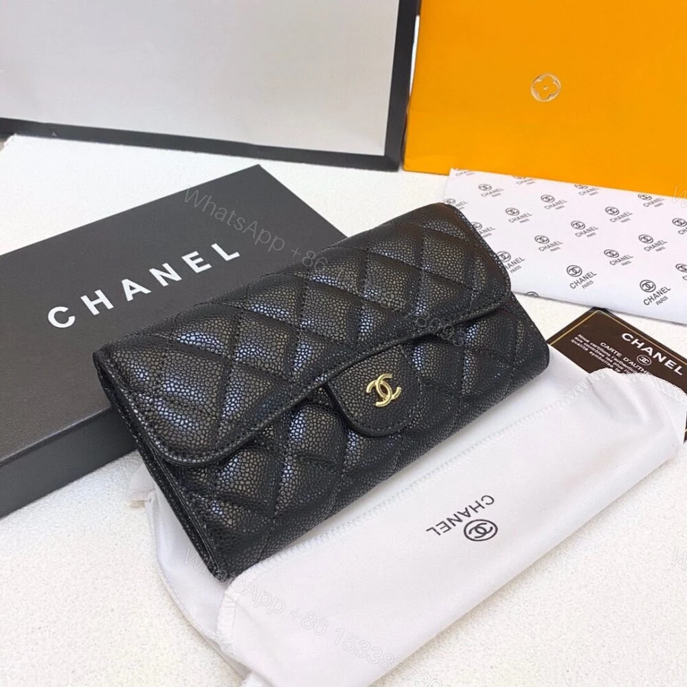 View 3 of Chanel Classic Long Flap Wallet 19Cm