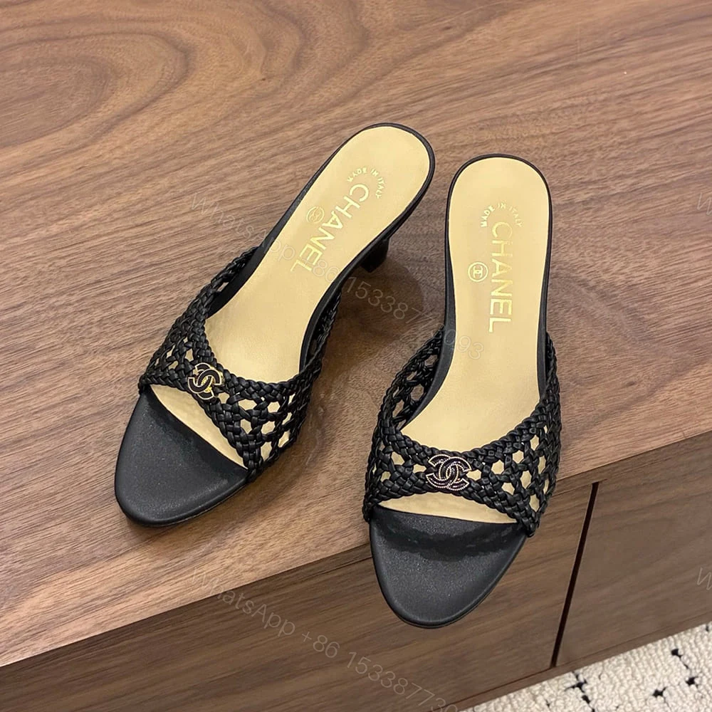View 4 of CHANEL Braided Mules 289781
