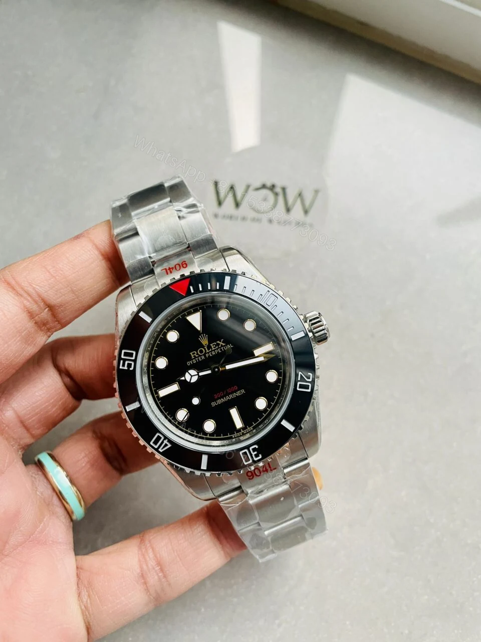 GMF FACTORY 1:1 Rolex Submariner “Tempus Machine Red Depth 216A” 904L SS Black Dial A3130 — view 1