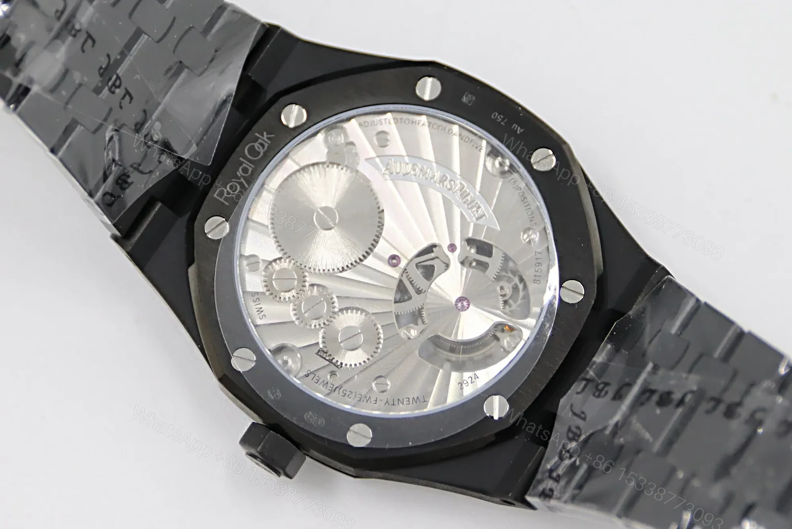 View 9 of BBR Factory Audemars Piguet Royal Oak Tourbillon V2 Upgrade Edition – Black Ceramic Case, Black Dial, 2020 Model