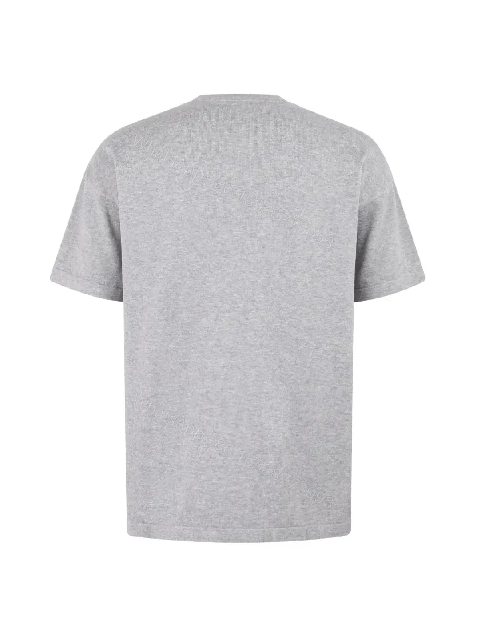 View 7 of Gray Cottonoversize Dior Logo T-shirt