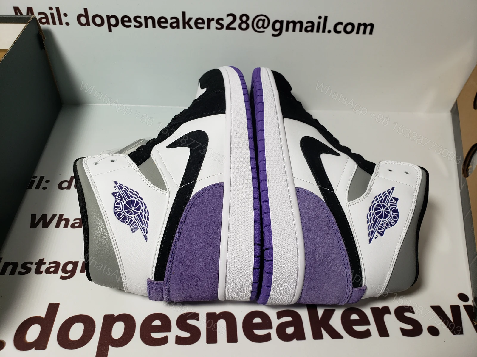 Fake Jordan 1 Mid SE Purple 852542-105 — view 2
